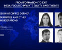 Discussion at Coffee Corner – Tax Indemnities and Other Tax Considerations. Day 5