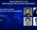 India-Focused Private Equity Investments – ESG and Climate Change – Opportunities for PE investments Day 6
