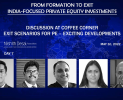 Discussion at Coffee Corner – Exit Scenarios for PE – Exciting Developments Day 7