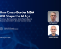 Webinar: How Cross Border M&A Will Shape the AI Age Webinar: How Cross Border M&A Will Shape the AI Age