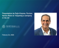 Presentation by Rajiv Khanna, Partner, Norton Rose on Acquiring a company in the US (Feb 21, 2024)