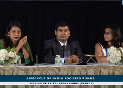 Seminar: Lifecycle of India Focused Funds (New York, July 12, 2016): Panel 1