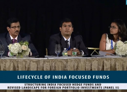 Seminar: Lifecycle of India Focused Funds (New York, July 12, 2016): Panel 2