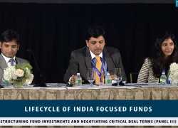 Seminar: Lifecycle of India Focused Funds (New York, July 12, 2016): Panel 3