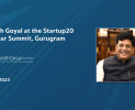 Piyush Goyal at the Startup20 Shikhar Summit, Gurugram
