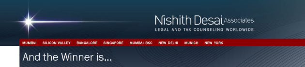 Nishith Desai Associates wins the Financial Times award for Most Innovative Law firm in Asia Pacific